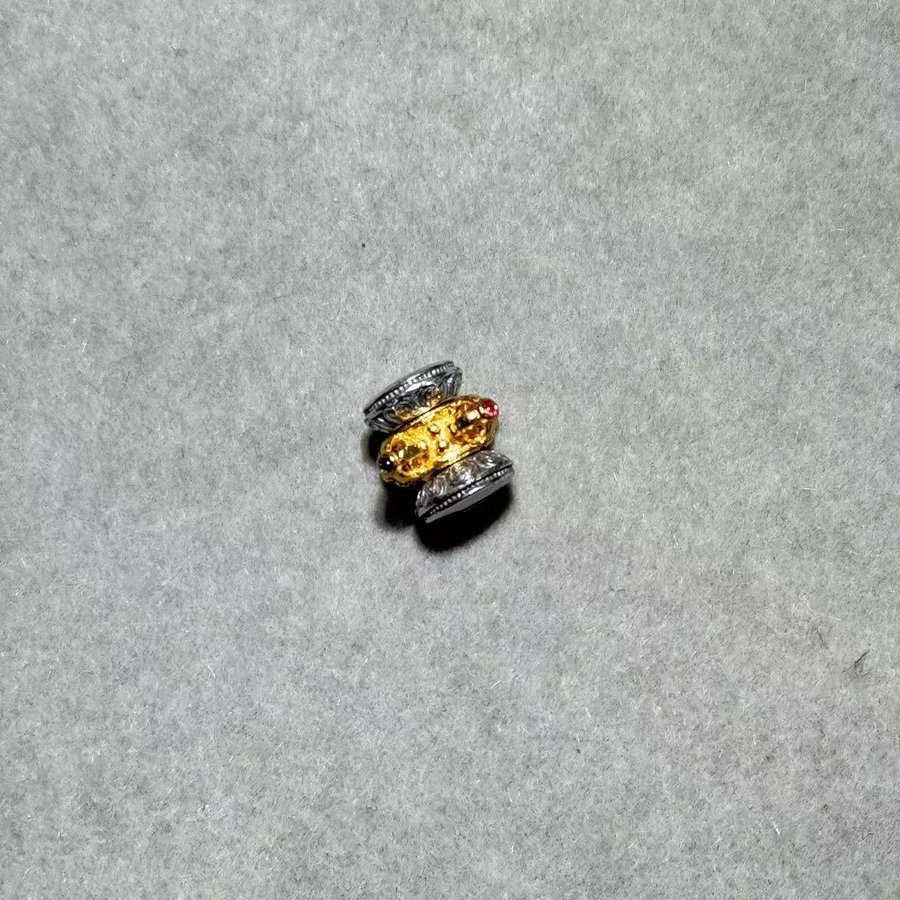 吊坠925银 【老王生日福利】莲花鼓配饰HLH1218-40