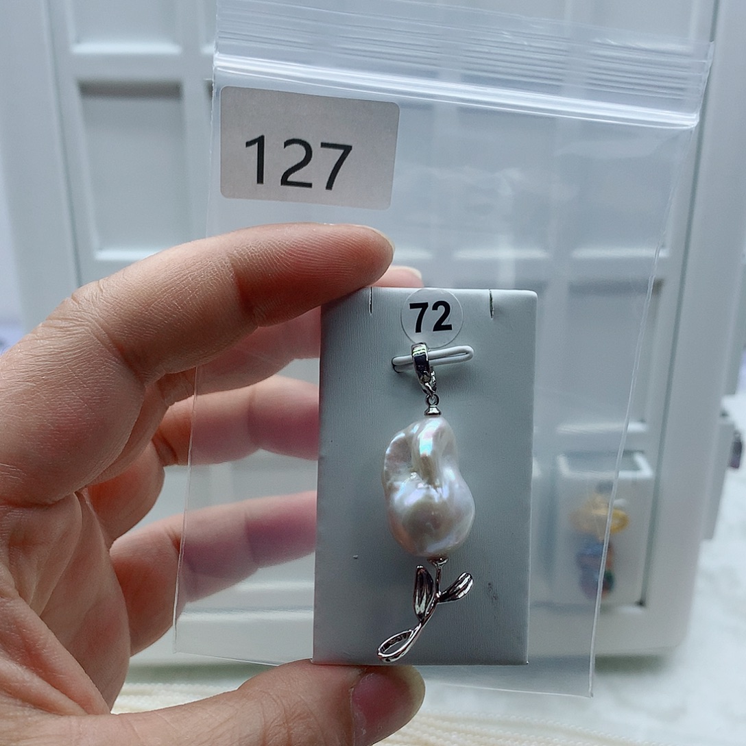 吊坠(不含链)合金淡水珍珠