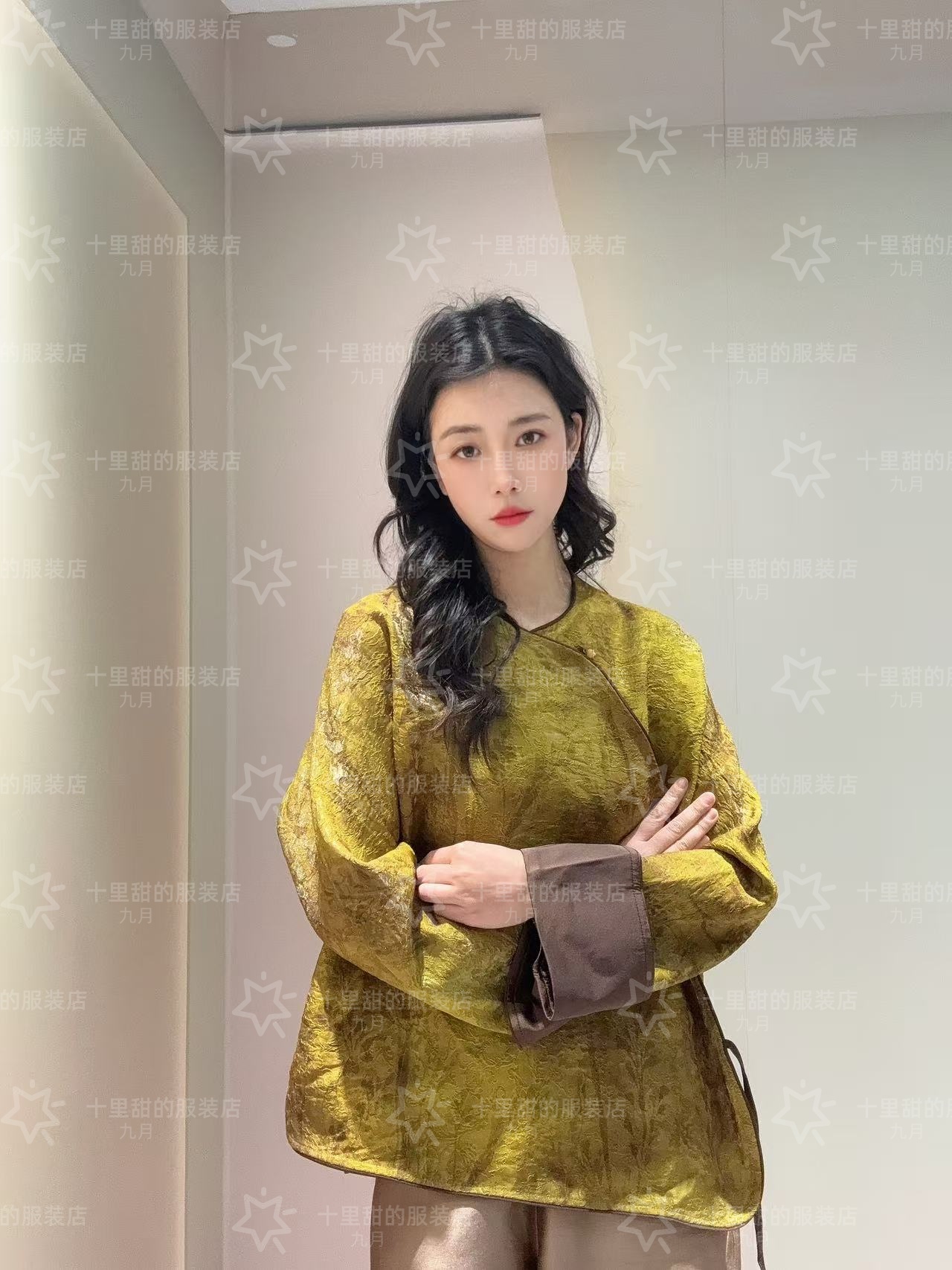 九月 流金岁月 新款新中式国风长袖外套中国风外套女