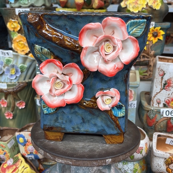 紫砂花盆粗陶材质多肉花盆