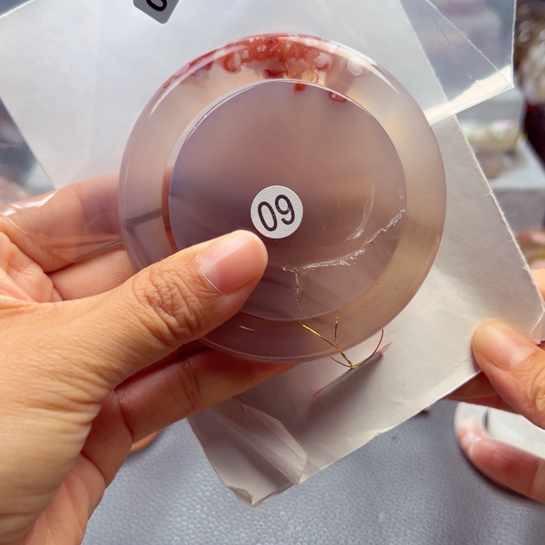 玛瑙/玉髓手镯未镶嵌雨*啦