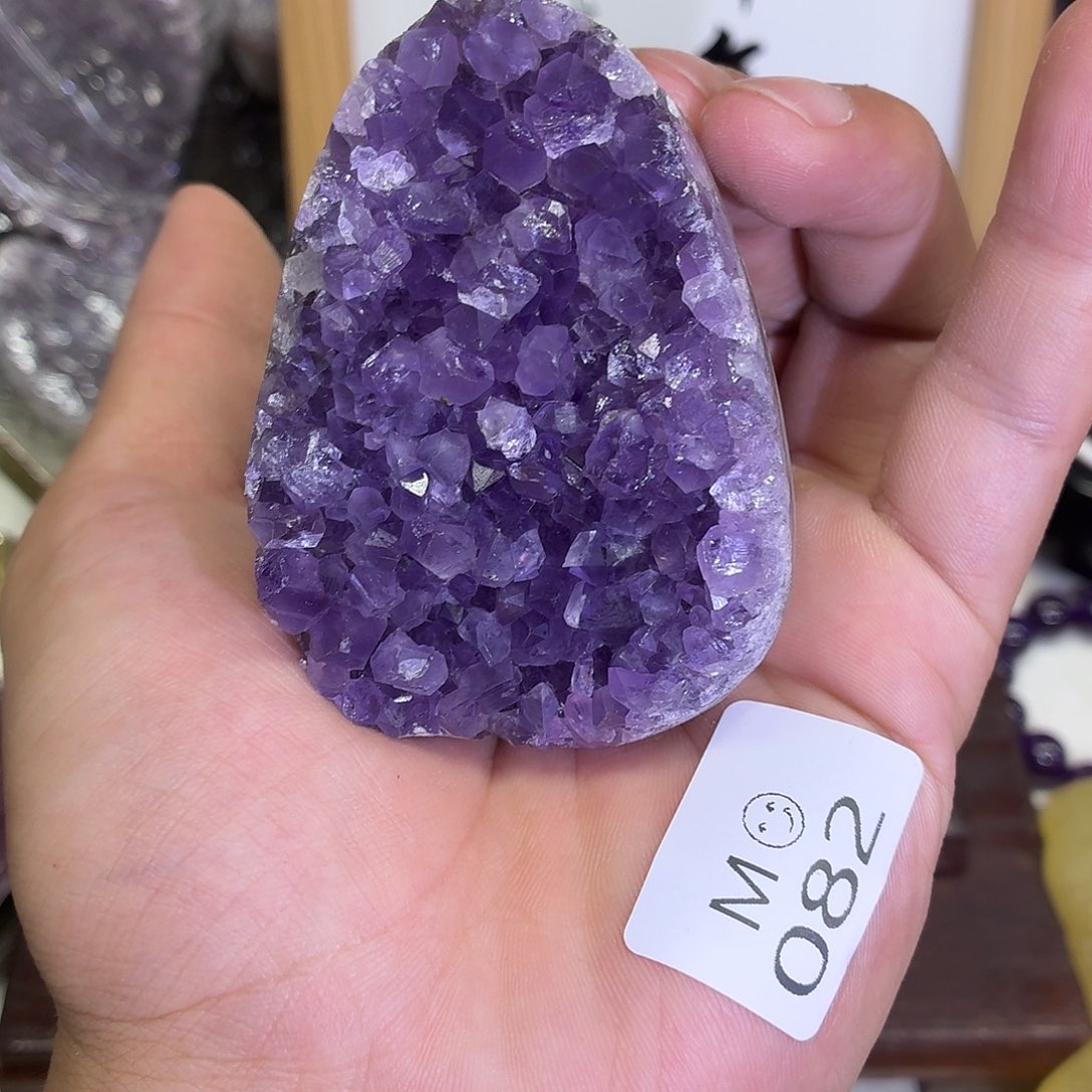 未镶嵌摆件紫晶水晶