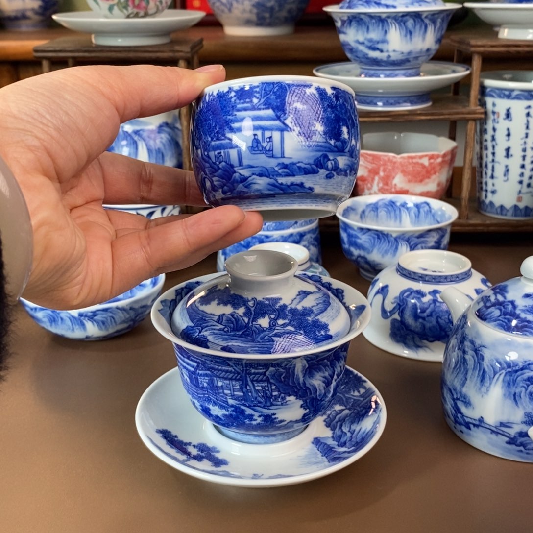 景德镇陶瓷手工手绘