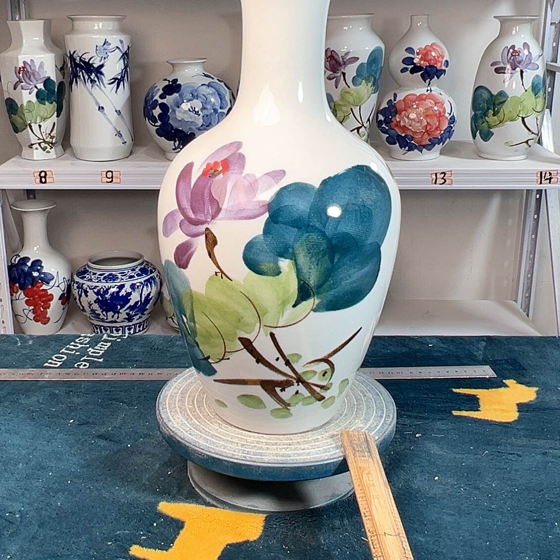 摆件景德镇陶瓷棒鸟