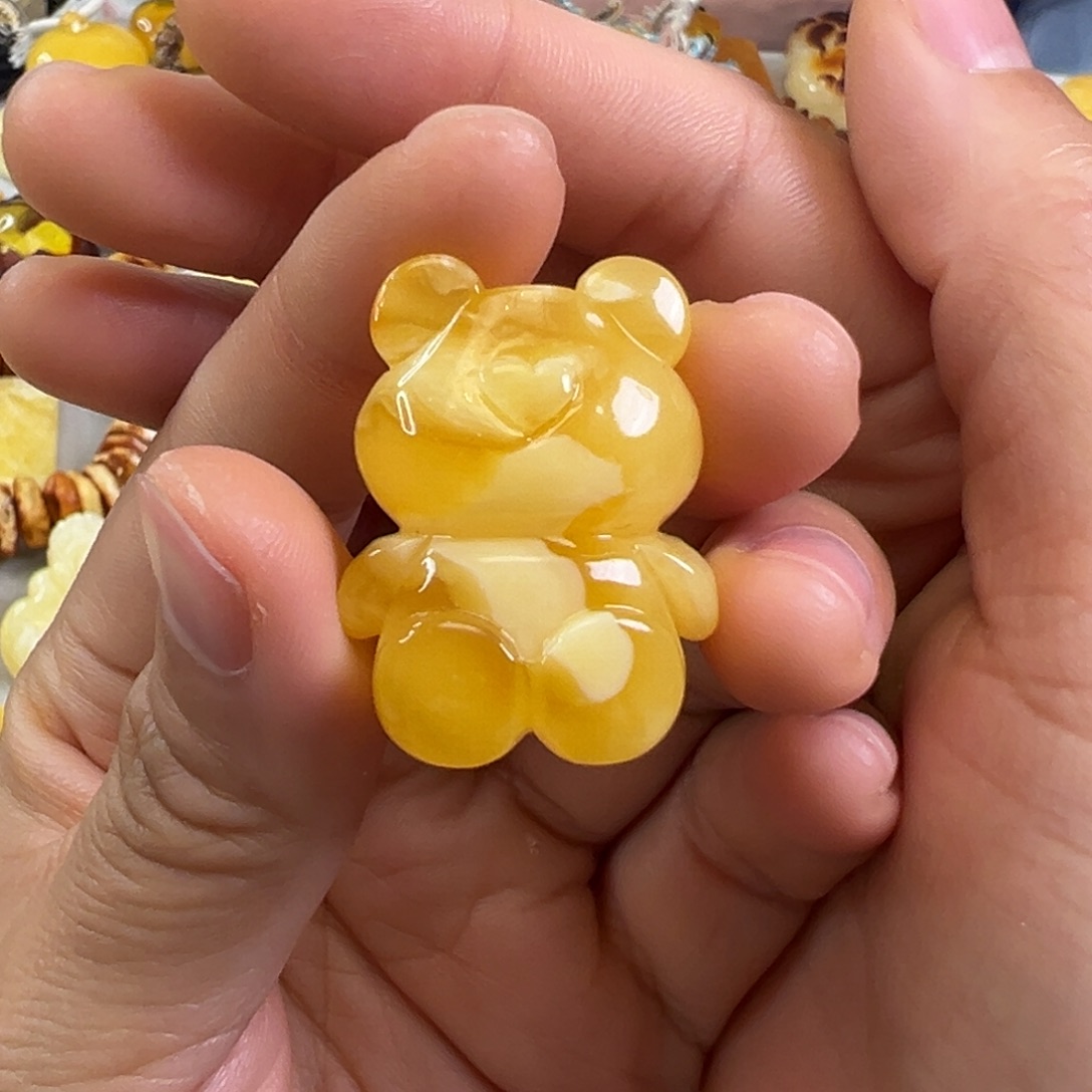 蜜蜡裸石未镶嵌蜜蜡