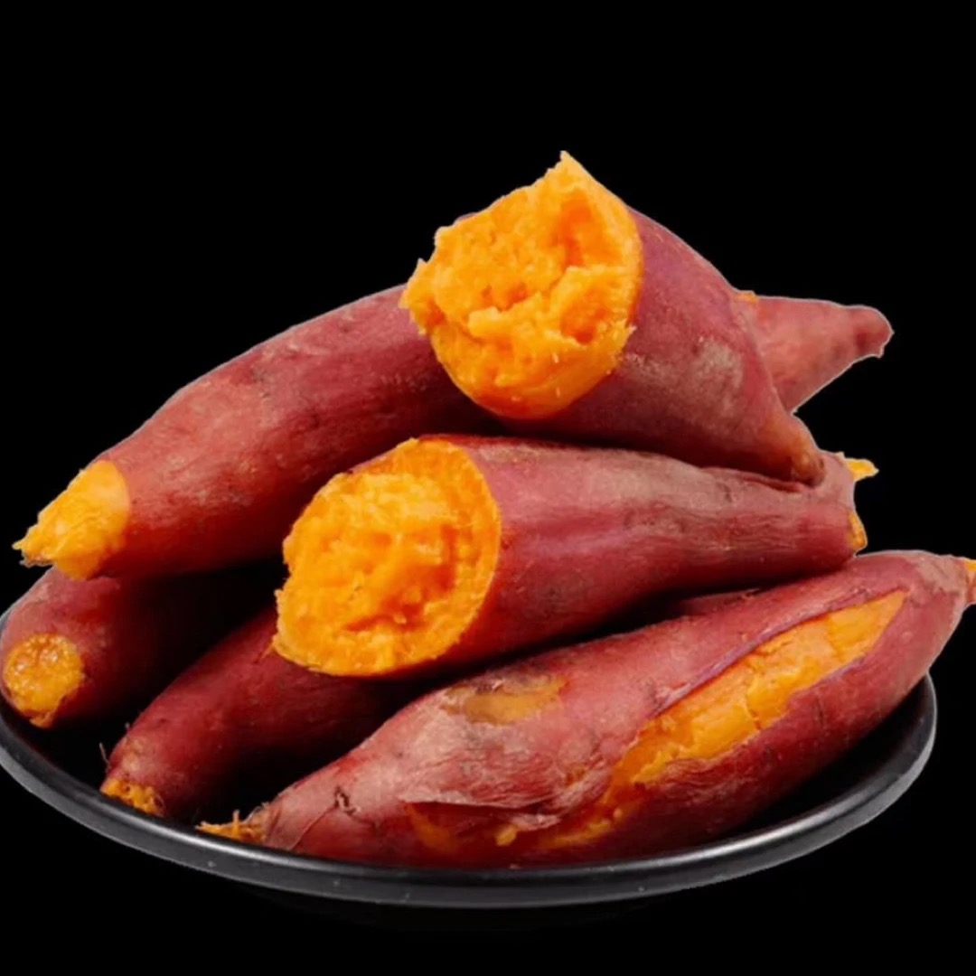 即墨本地沙岭地西瓜红地瓜 村干部助农放福利