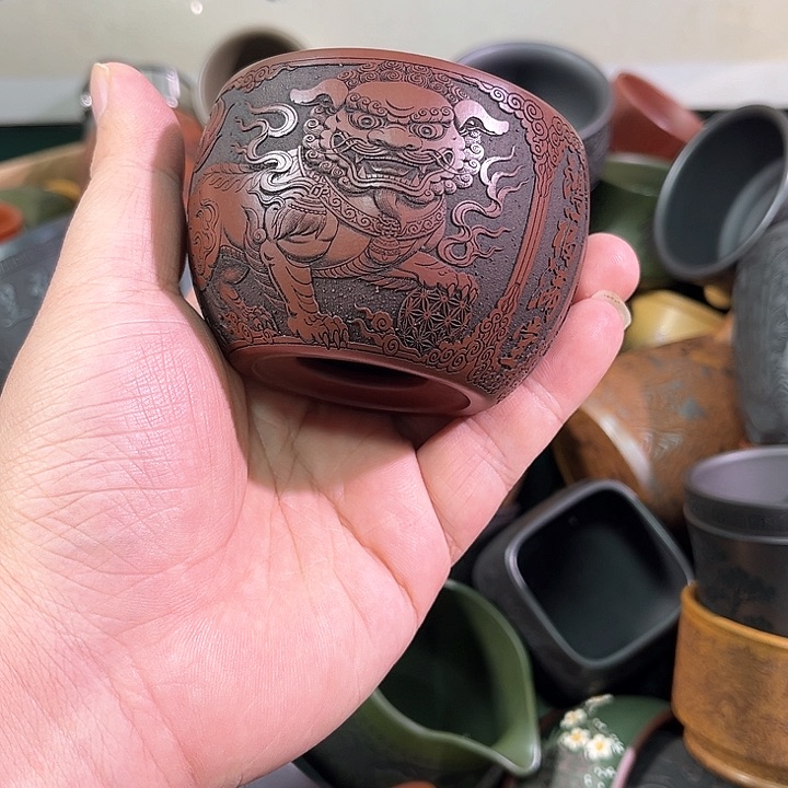 茶杯紫砂全手工紫砂主人杯