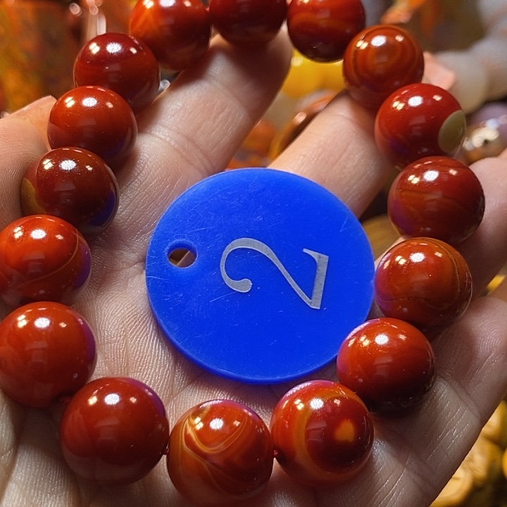 农***拳玛瑙/玉髓未镶嵌手链