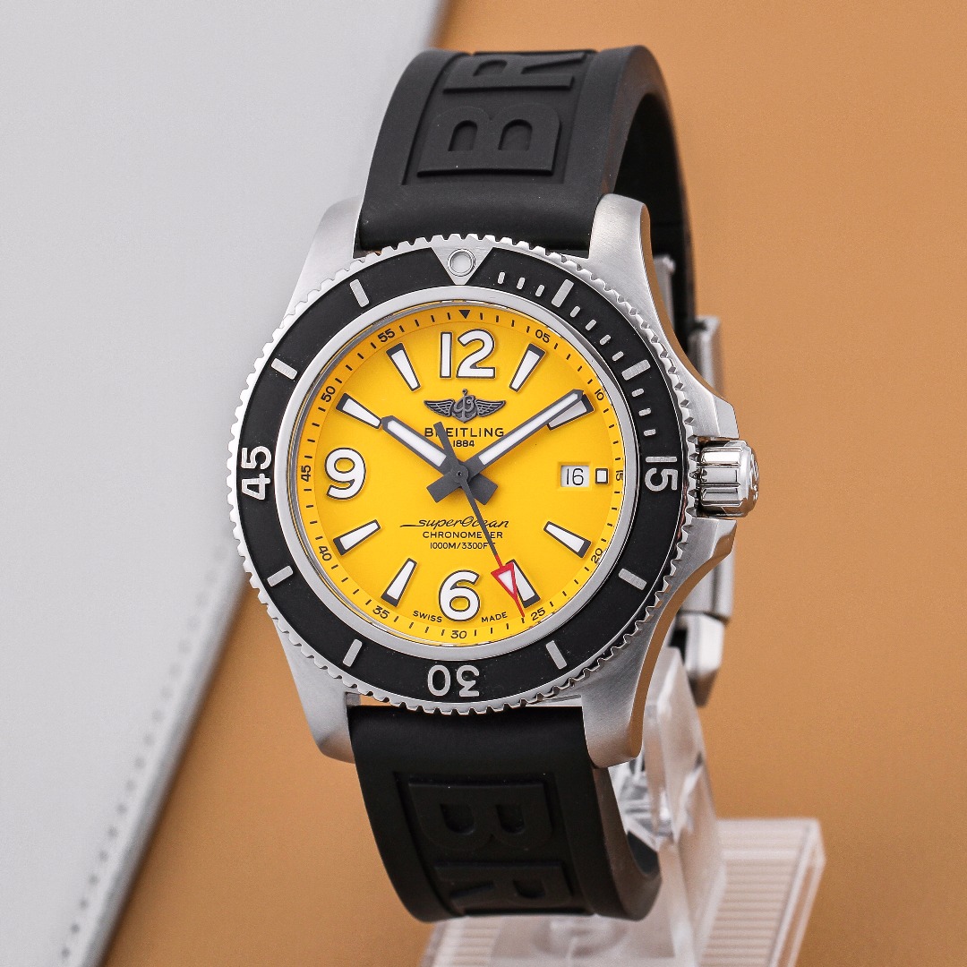 95新 BREITLING/百年灵 超级海洋系列A17367自动机械男士腕表
