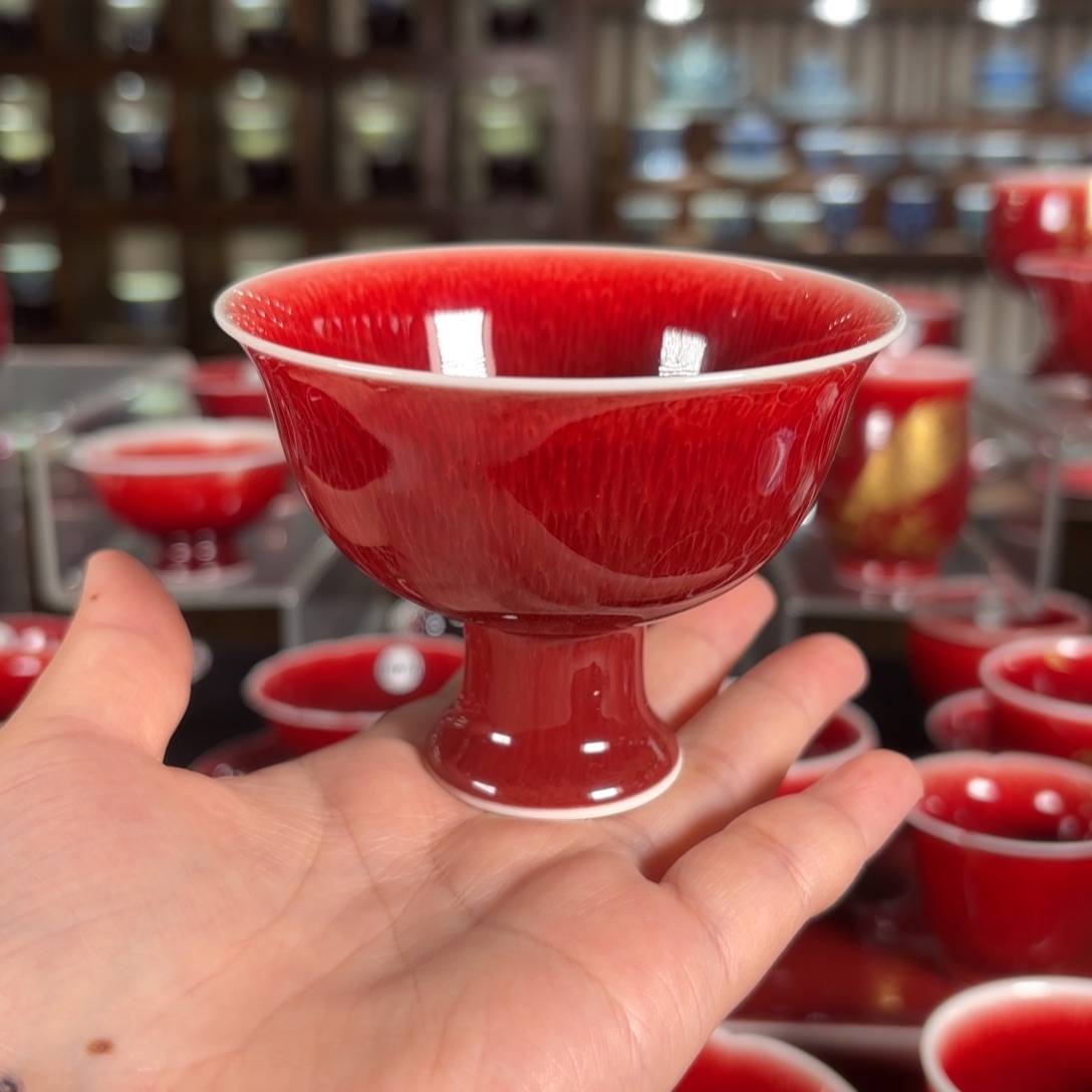 杯子景德镇高温原矿杯