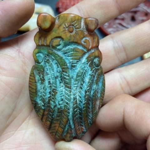 紫金钵盂菩提吊坠