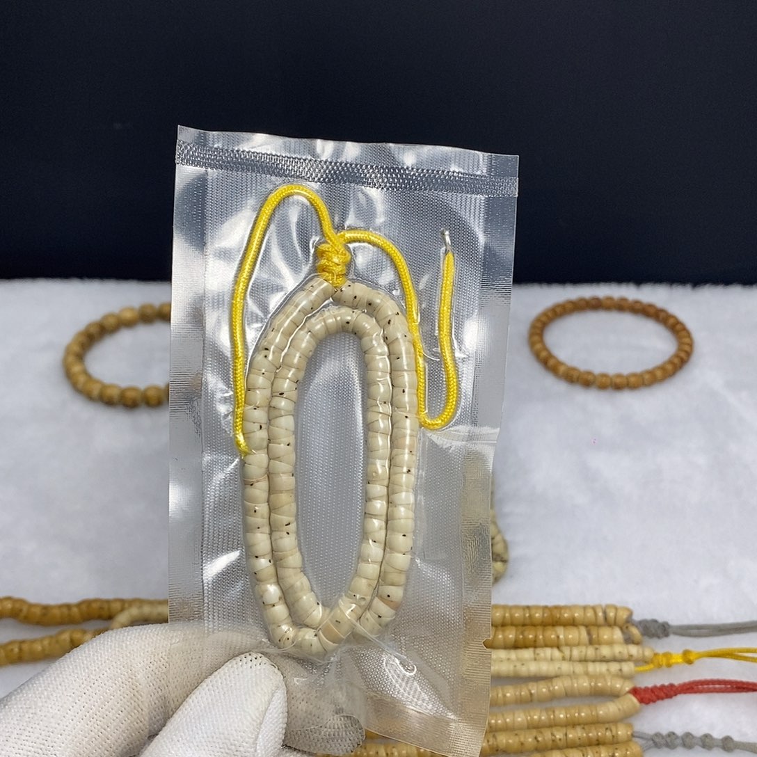 生***片星月菩提吊坠卡5骨瓷白一颗星大肠