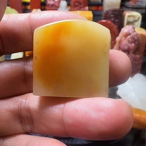 寿山石高山石扁章