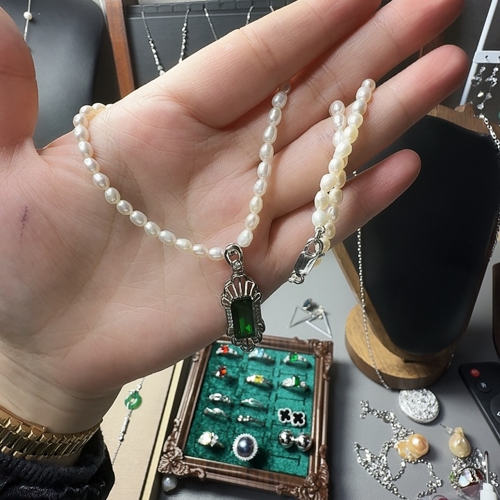 芜***心吊坠925银气质优雅气质