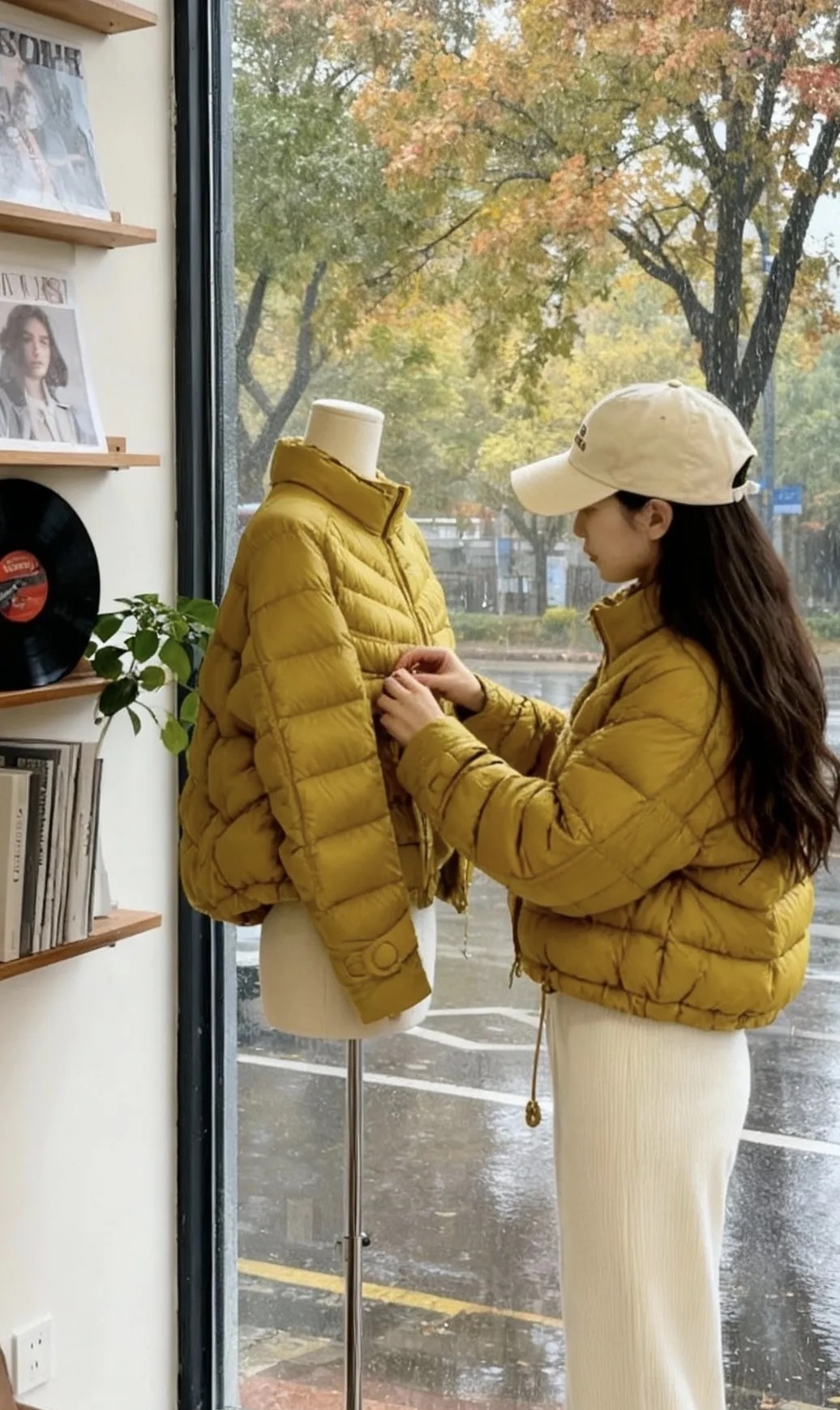 立领女常规保暖短款仙女风百搭女士秋冬女装