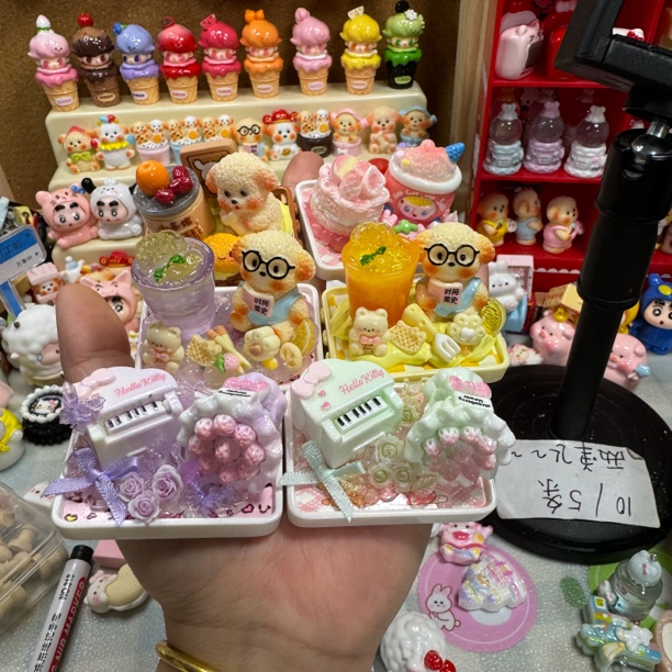 手工树脂冰箱贴卡通摆台diy装饰创意家居