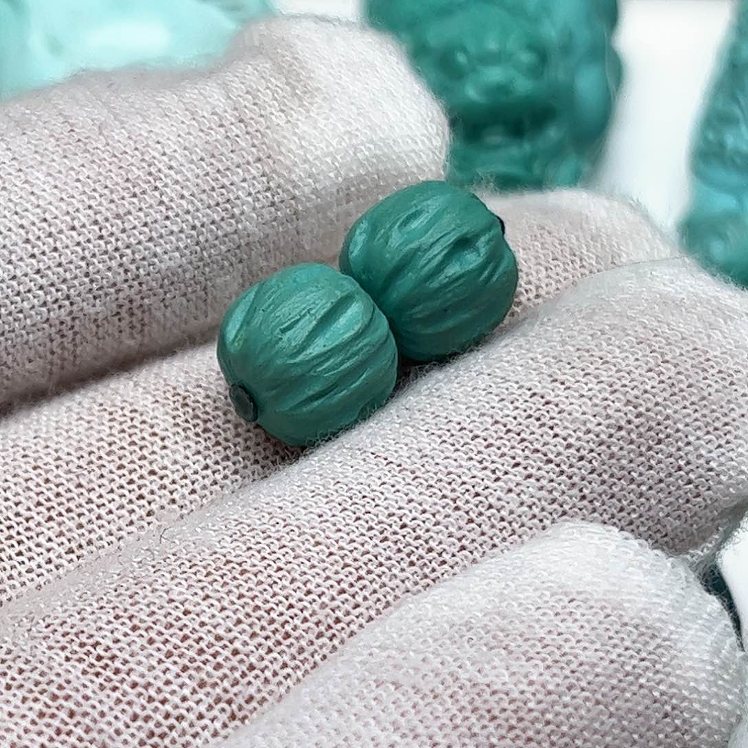 绿松石珠宝奇石银S925镶嵌