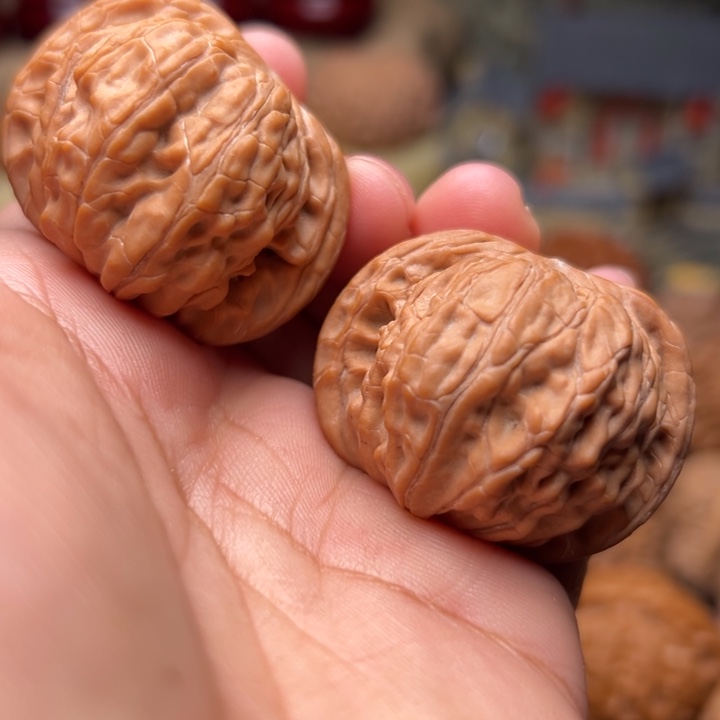 文玩核桃把件39蝴蝶磨