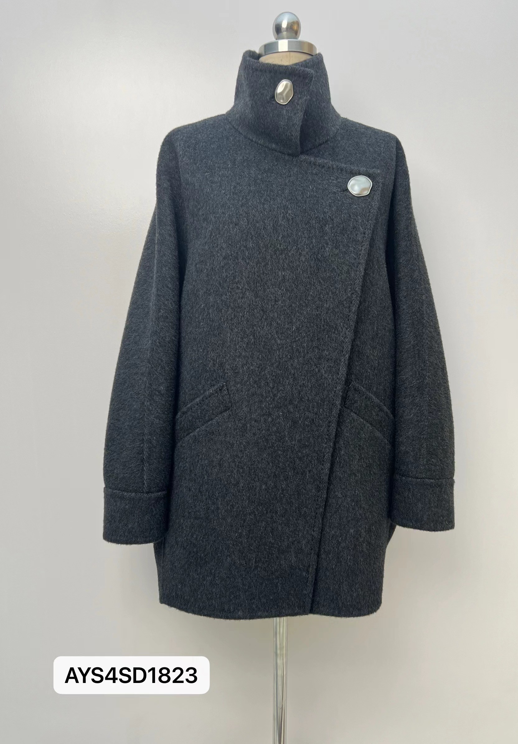 A500-A599号码牌下单均码时尚外套休闲女士羊绒毛呢