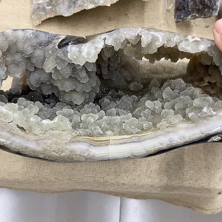 紫晶珠宝半成品未镶嵌