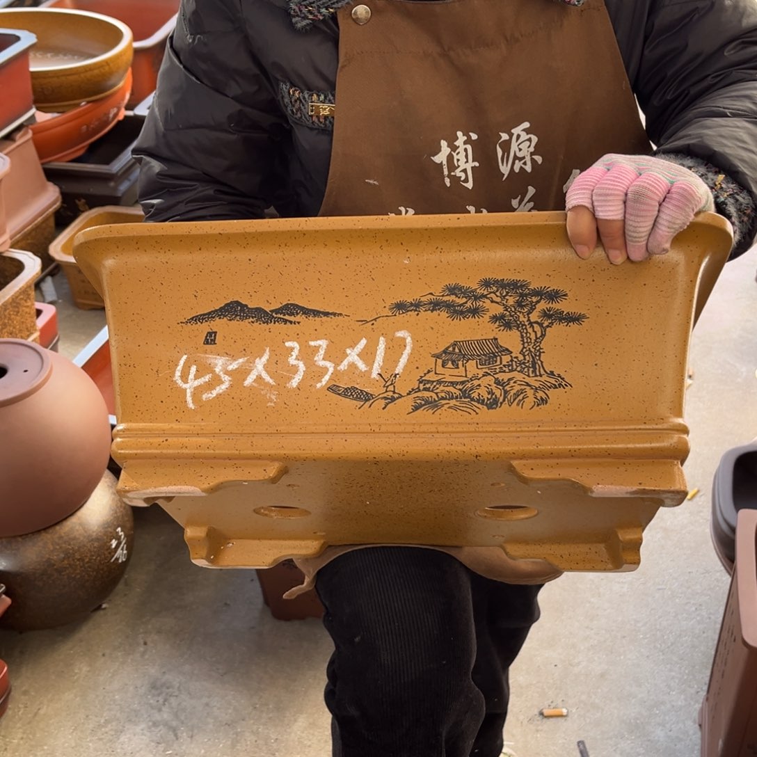 紫砂花盆盆景艺术