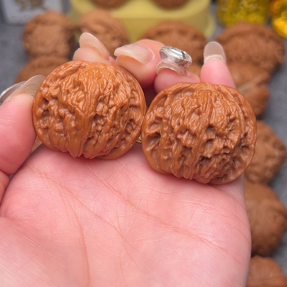 把件文玩核桃毕业精品精配山地磨36全品正磨