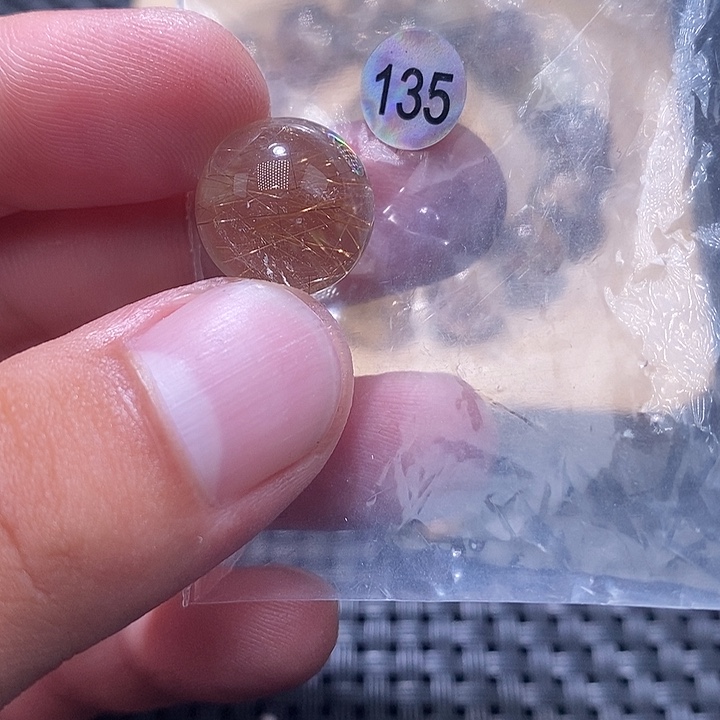 临****手链未镶嵌发晶天然水晶手串