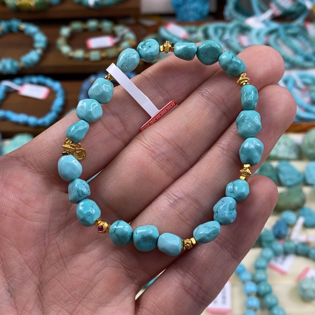 绿松石未镶嵌手串