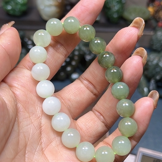 和田玉手串未镶嵌