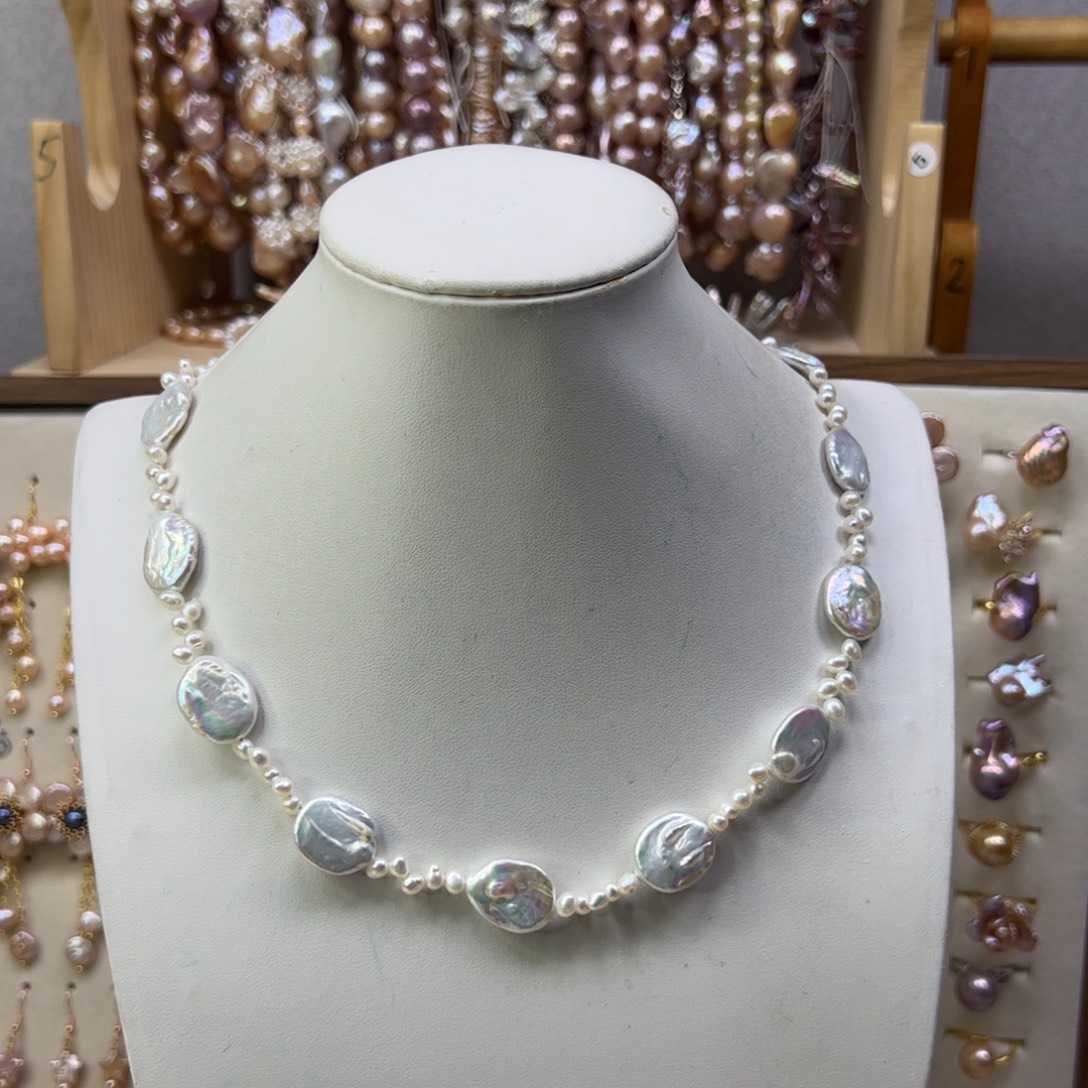 手链淡水珍珠合金