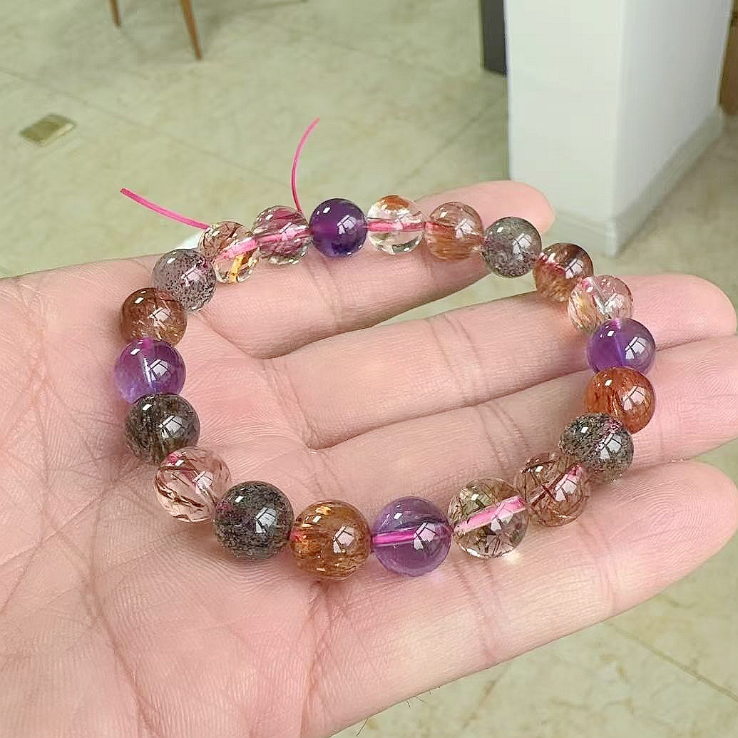 【书记晶选】250304周年庆福利新品天然超七手链10MM+多样性发一件