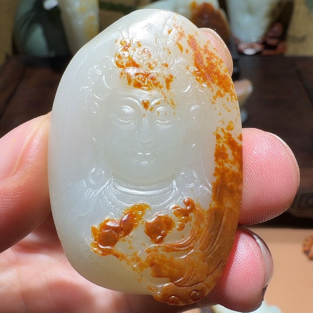 净***心和田玉未镶嵌颈饰