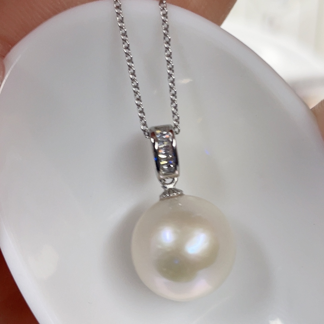 淡水珍珠未镶嵌吊坠(赠链)