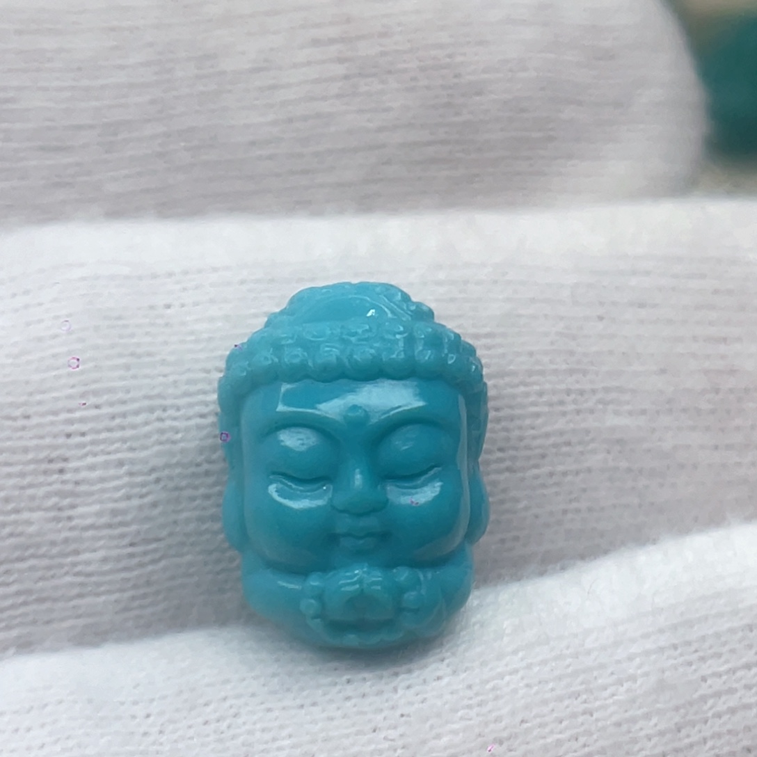 绿松石未镶嵌颈饰直径卡10.8-9.7