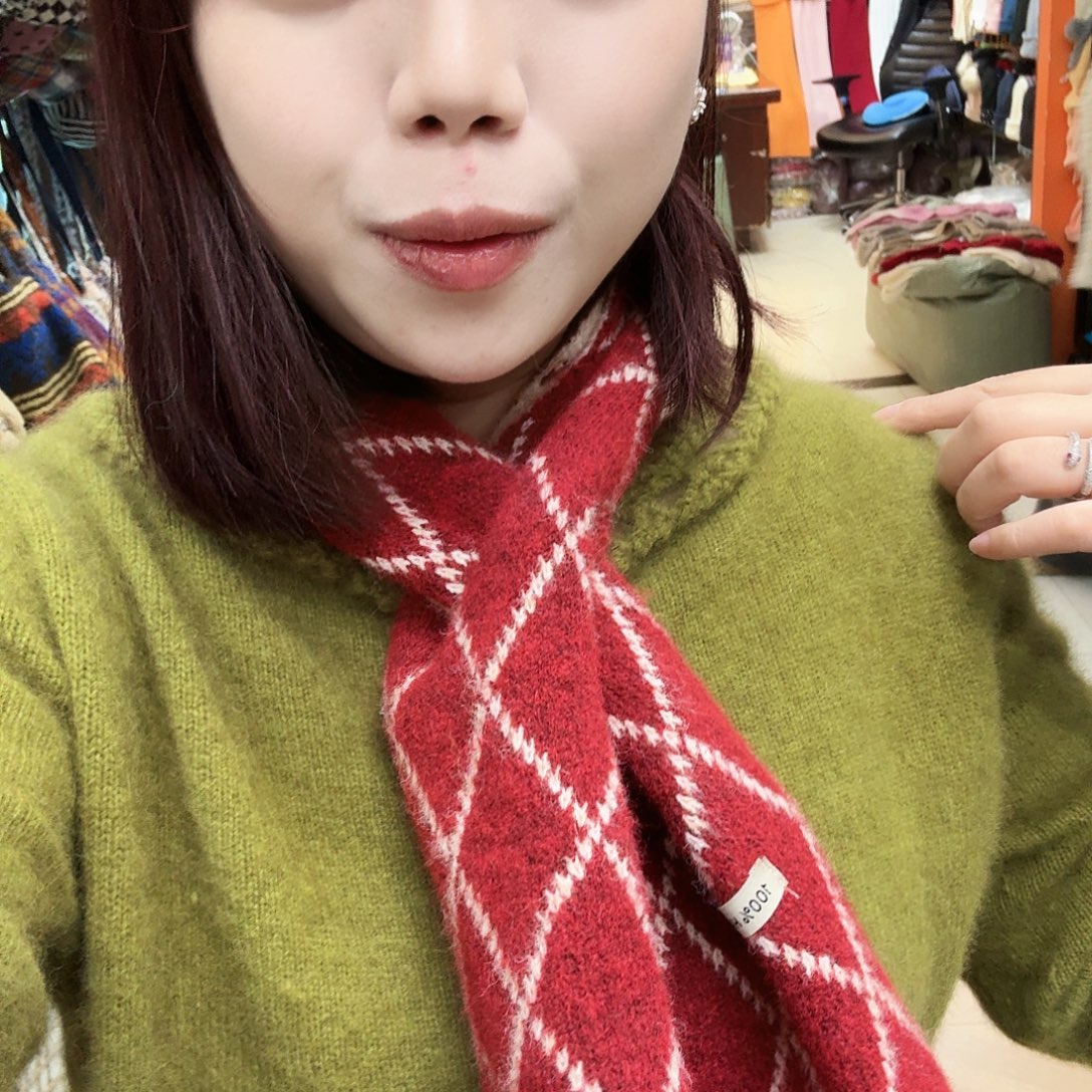 美丽诺羊毛围巾款式