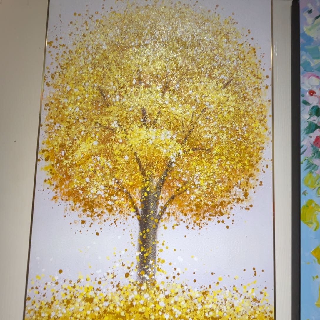 油画油画作品欣赏80.120带铝合金框