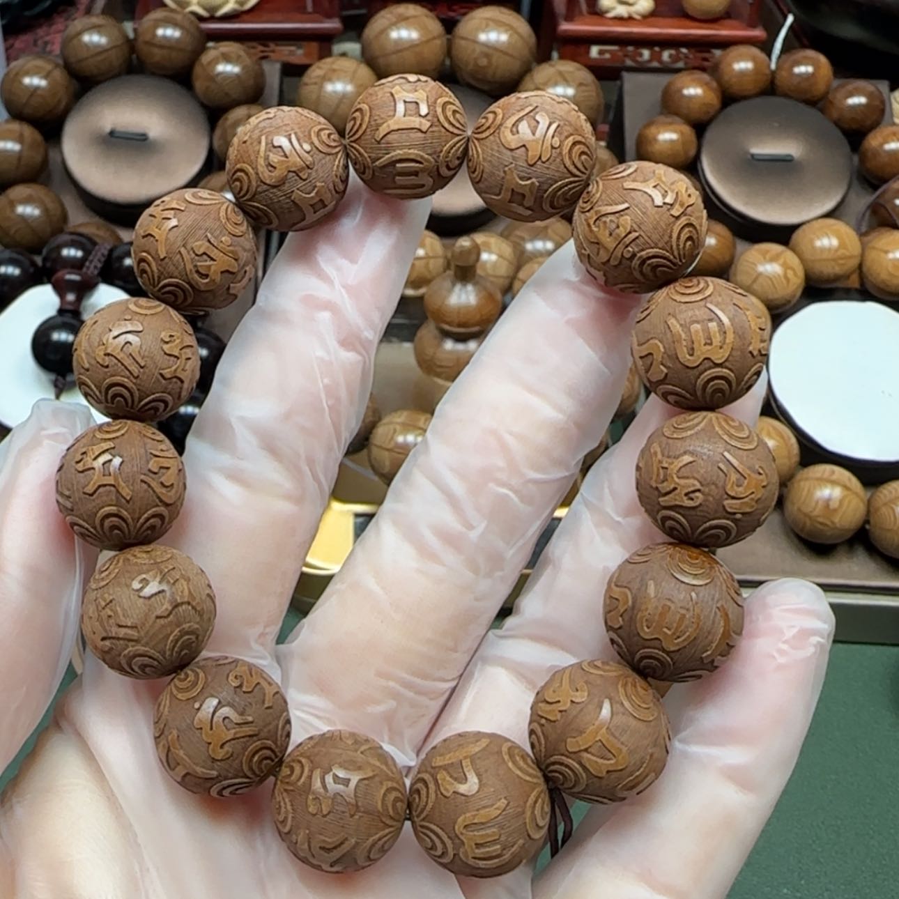【闪购商品】六道木手串/手链1.5雕刻