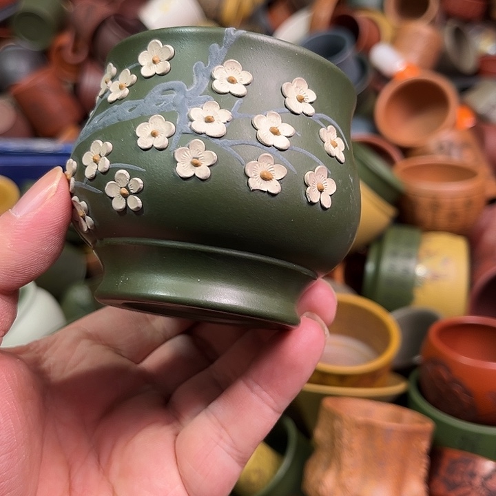 紫砂茶杯全手工紫砂主人杯