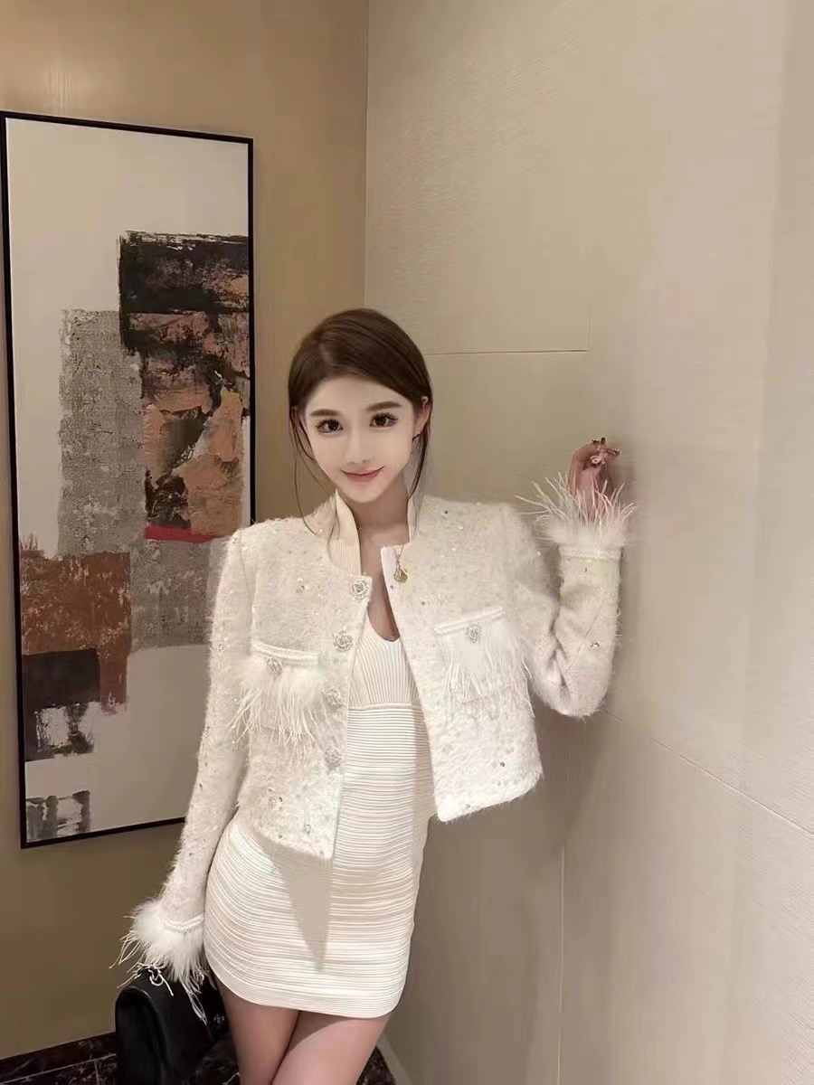 【發财家STUDIO】时尚潮流御姐气质小香风外套孤品