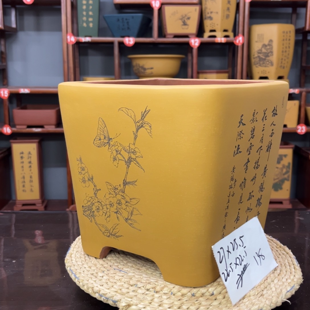 紫砂花盆紫砂花盆