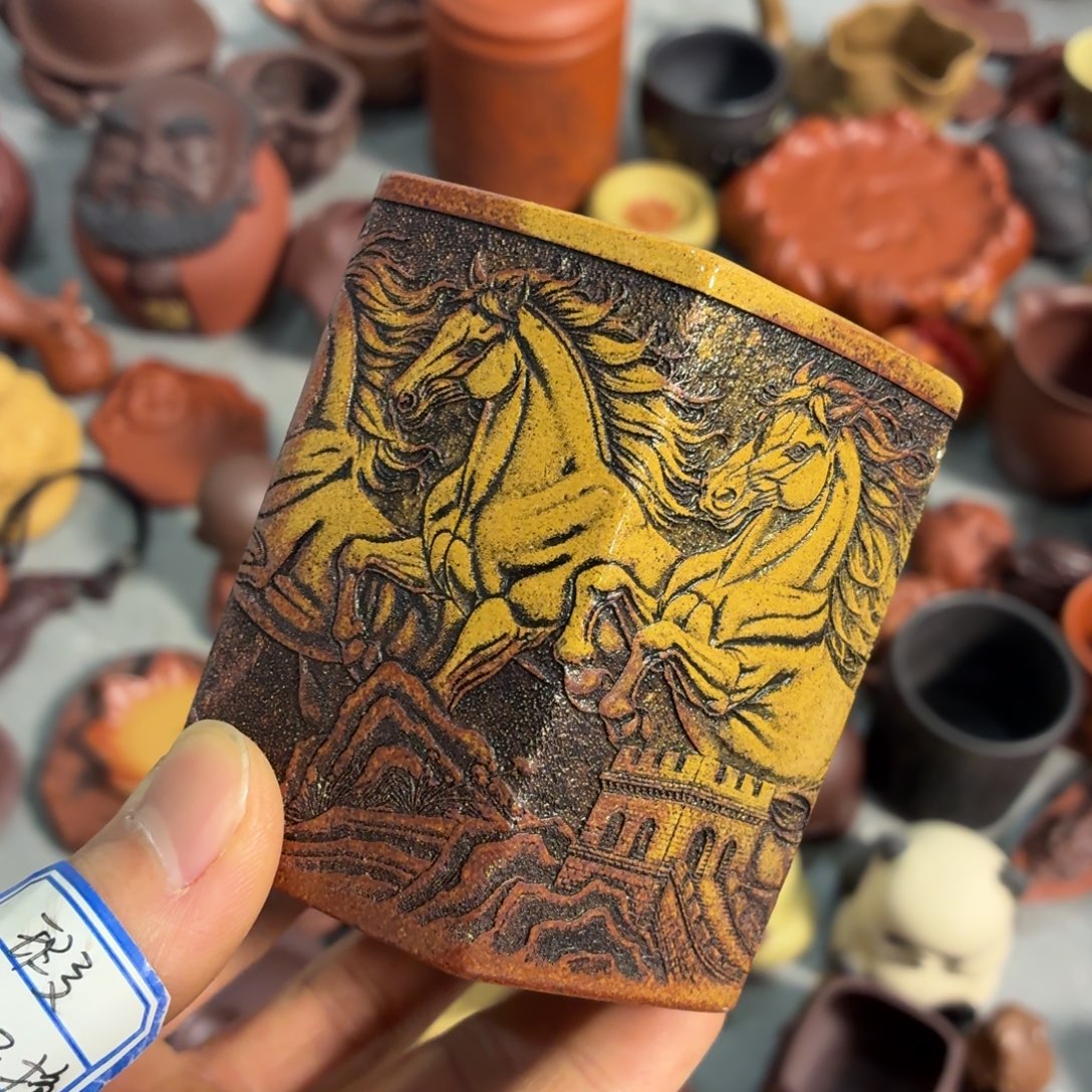 茶杯紫砂瑕疵不退不换介意勿拍