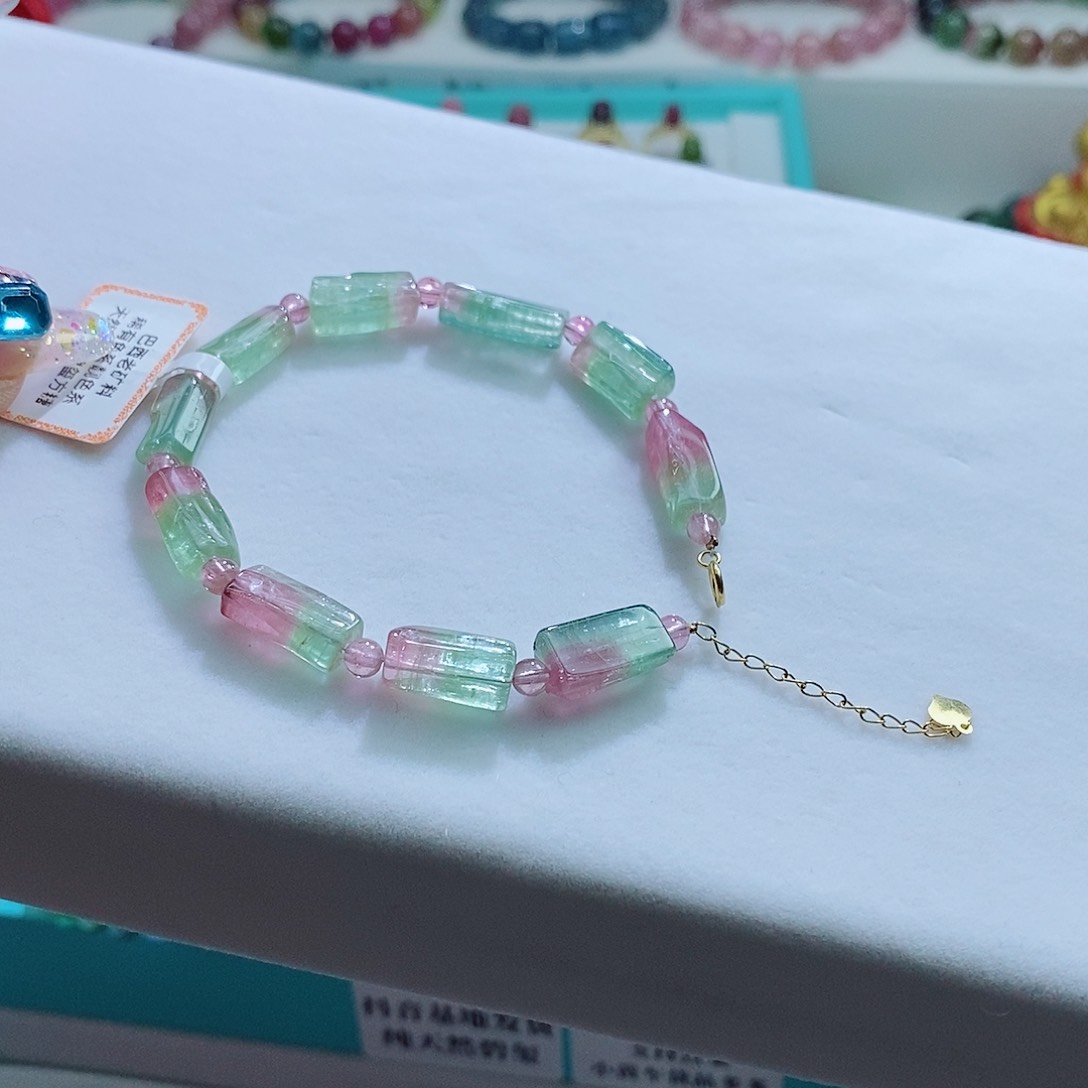 碧玺手链未镶嵌碧玺手链