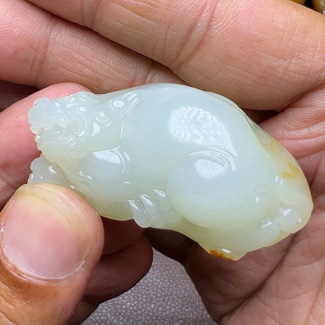 和田玉未镶嵌吊坠(不含链)