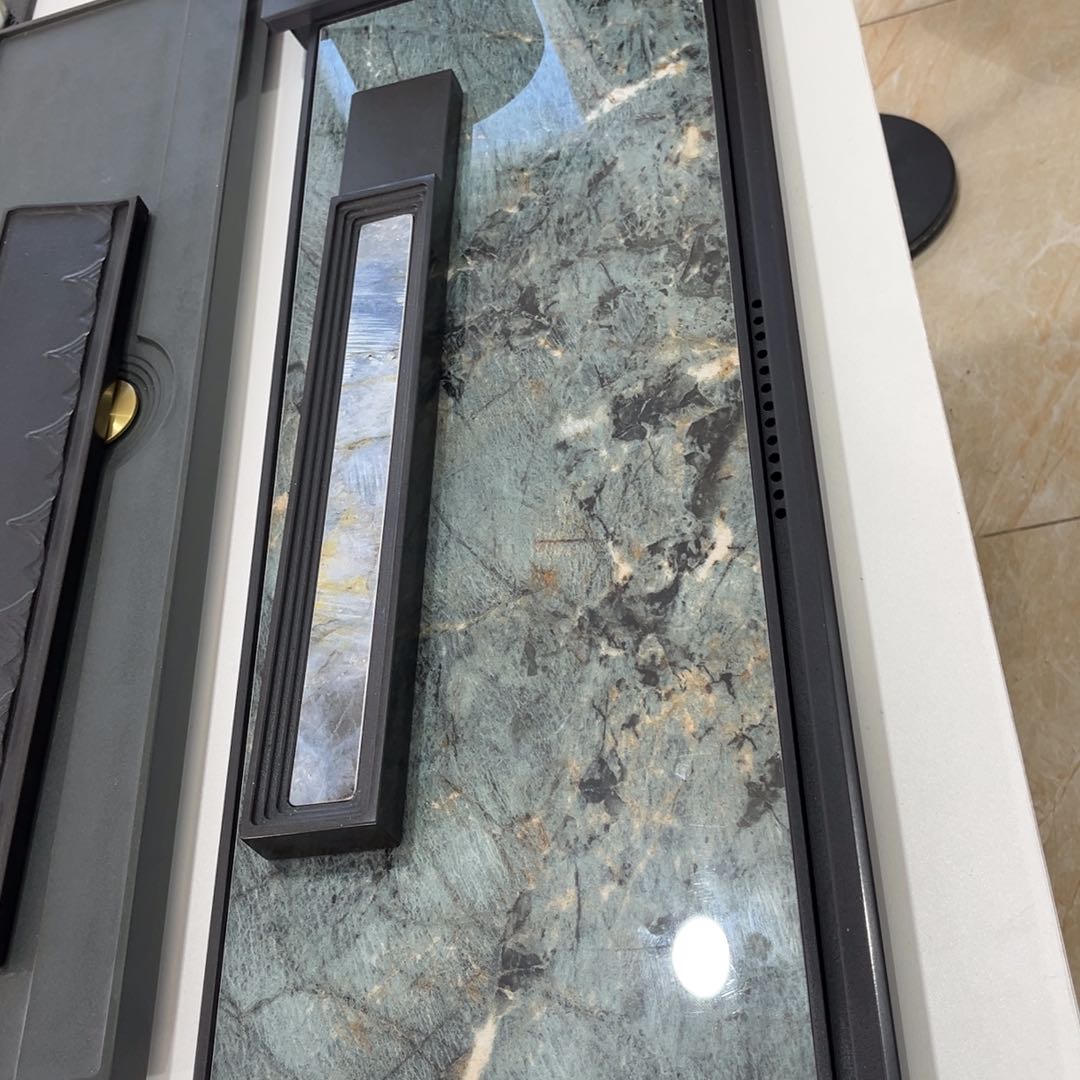 乌金石流彩90*45*3（墨玉彩）➕天福源电器➕杯架