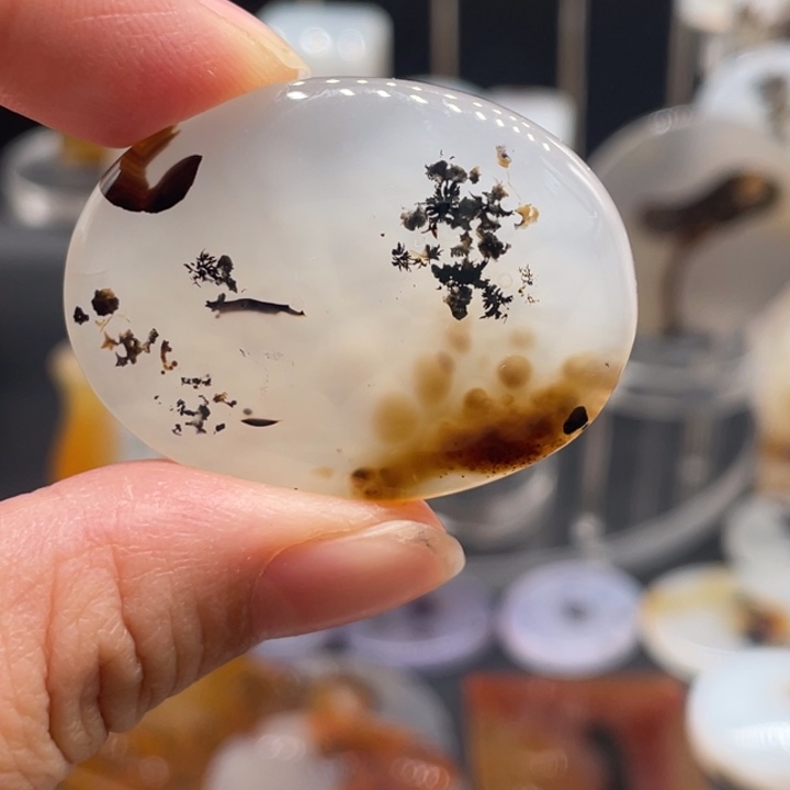 玛瑙/玉髓合金颈饰