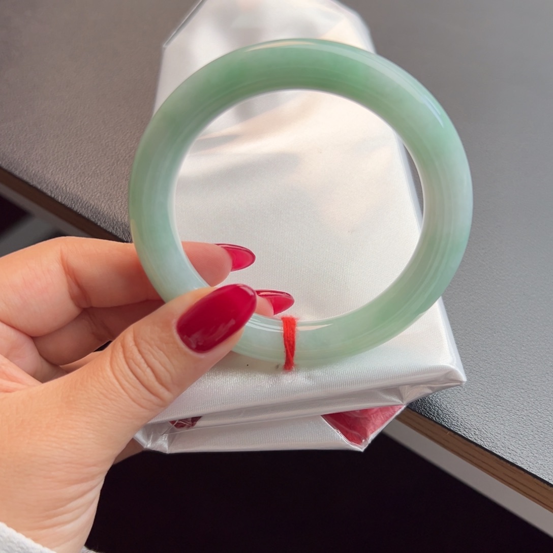 翡翠未镶嵌手镯55-56