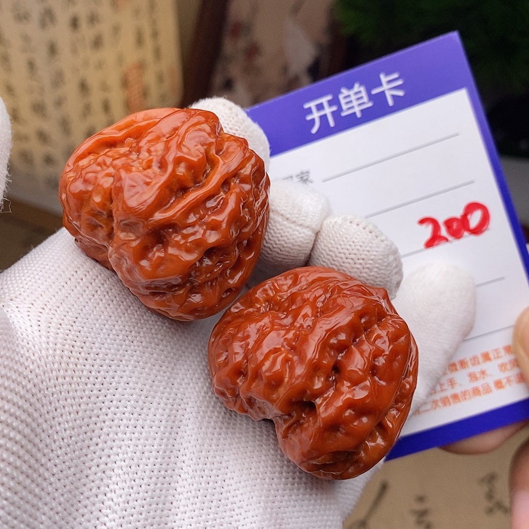 文玩核桃把件38蛤蟆头200