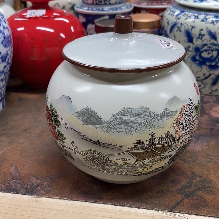 陶瓷罐茶叶罐密封罐储物罐