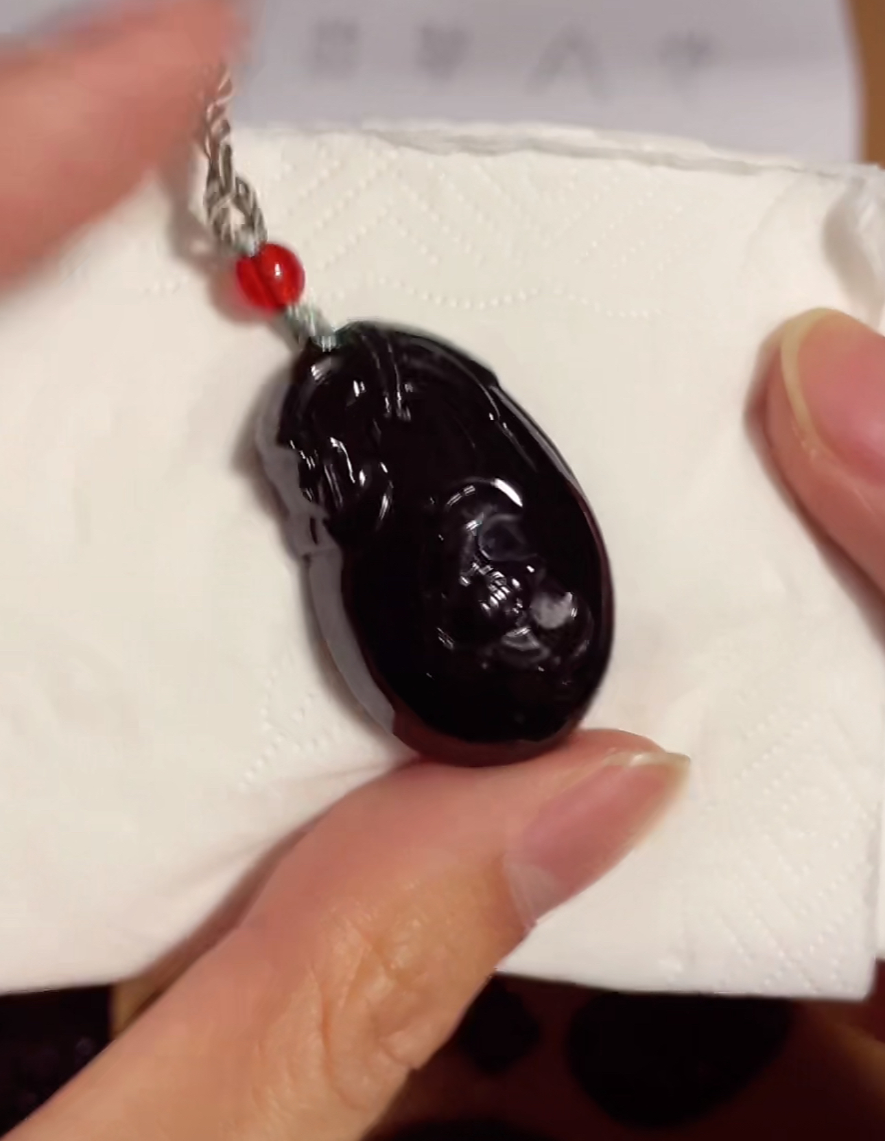 天然翡翠a货墨翠