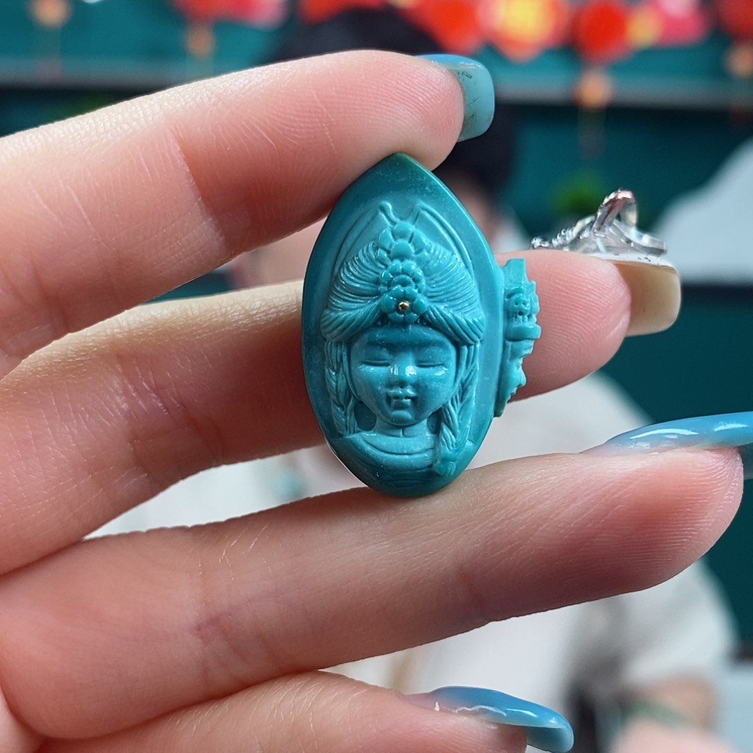 绿松石珠宝奇石未镶嵌